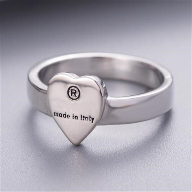 

Designer silver plated ring with heart for mens and women engagement wedding jewelry lover gift