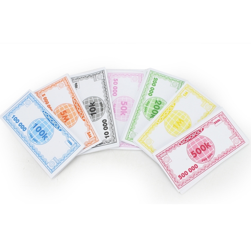 

Game props children's toys luxury version Monopoly chess accessories game supplementary paper money