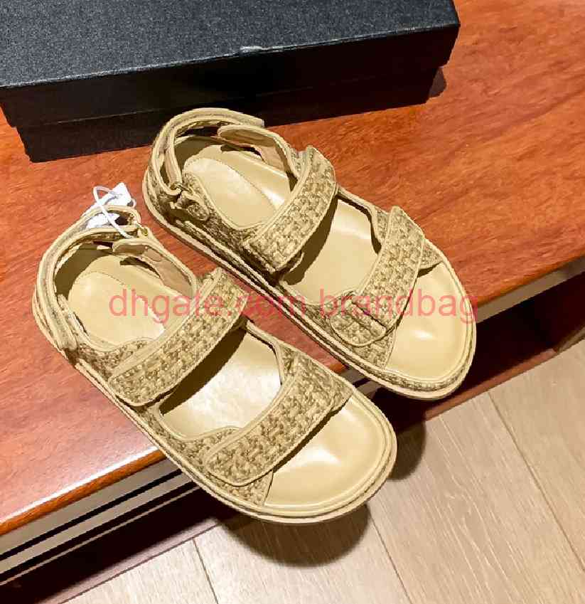 

Multi colors black white magic stick calf leather brand sandals luxury women sandals fashion\rchannel\r shoes size 34-40