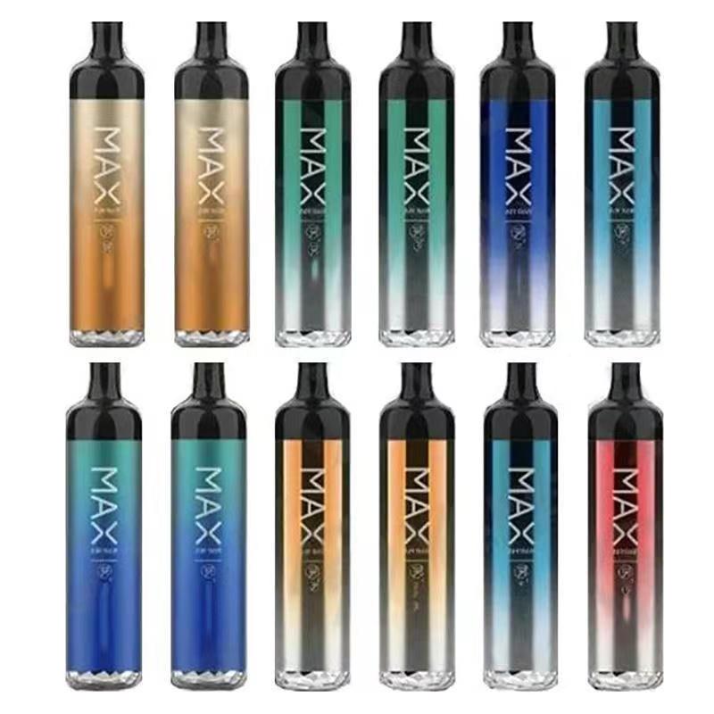 

Air Bar Max Disposable Electronic Device E Cigarette pods Pen Starter Kit Vaporizer 2000 Puffs 6.5ml 5% Capacity 1250mah Battery 12 color vs