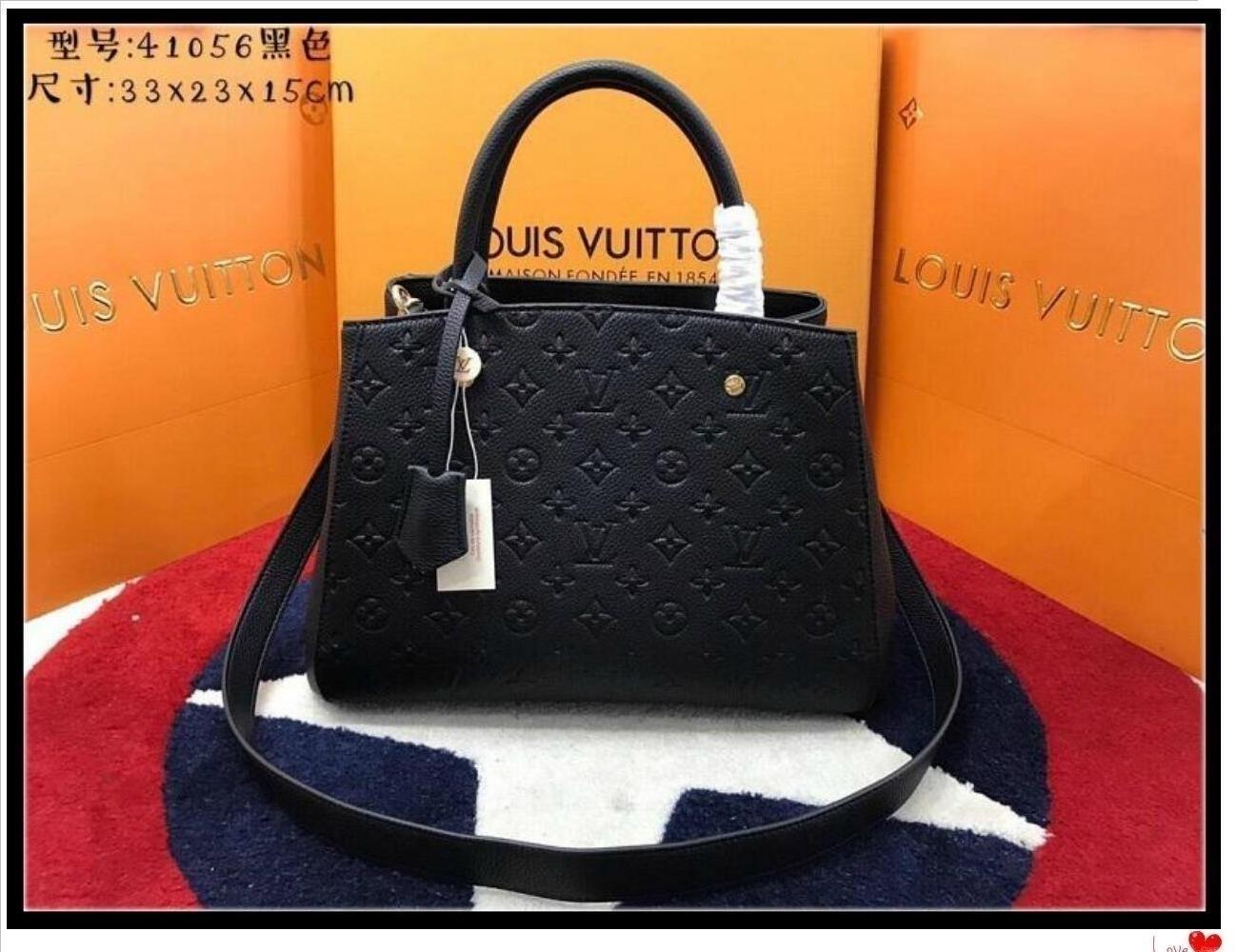 

LV LOUIS HandbagsONTHEGO Shoulder VITTON Bags Women Leather Luxury Designer Handbag Female Fashion Messenger Purse Lady Tote