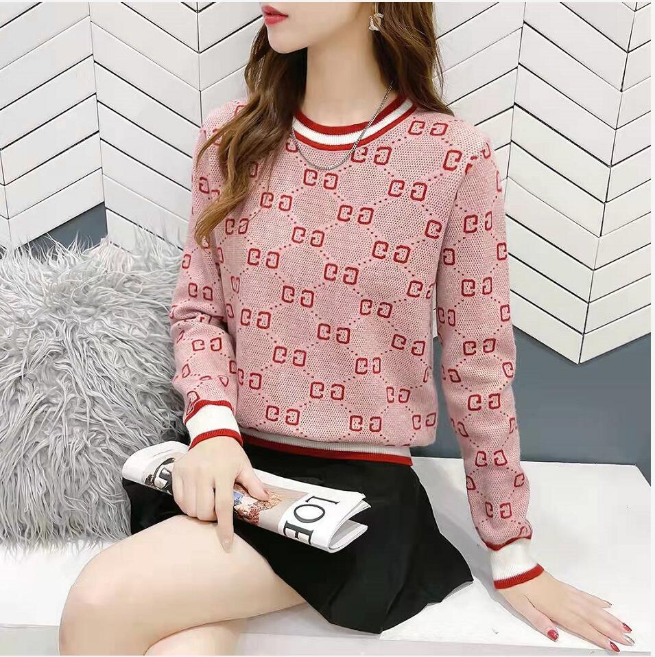 

2022GG Sweater Women' Sweaters Round neck striped fashion Luxury Designer Women High End Jacquard Cardigan knitting Sweater Coats, Khaki