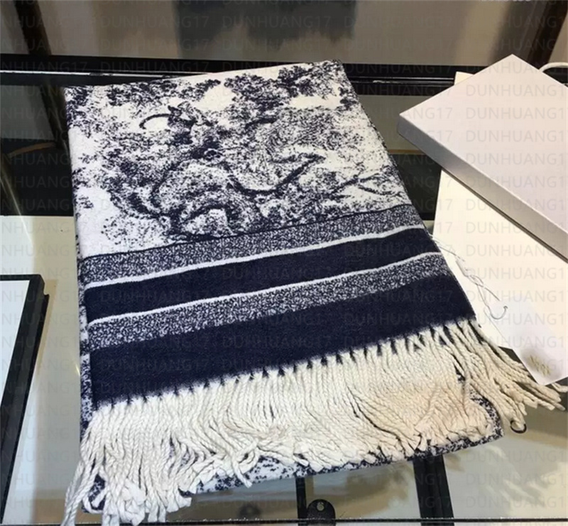 

Designers Women cashmere scarf Shawl High quality Fashion Classic scarves luxury muffler Letter pattern wool Landscape animal Print Pashminas Winter Shawls