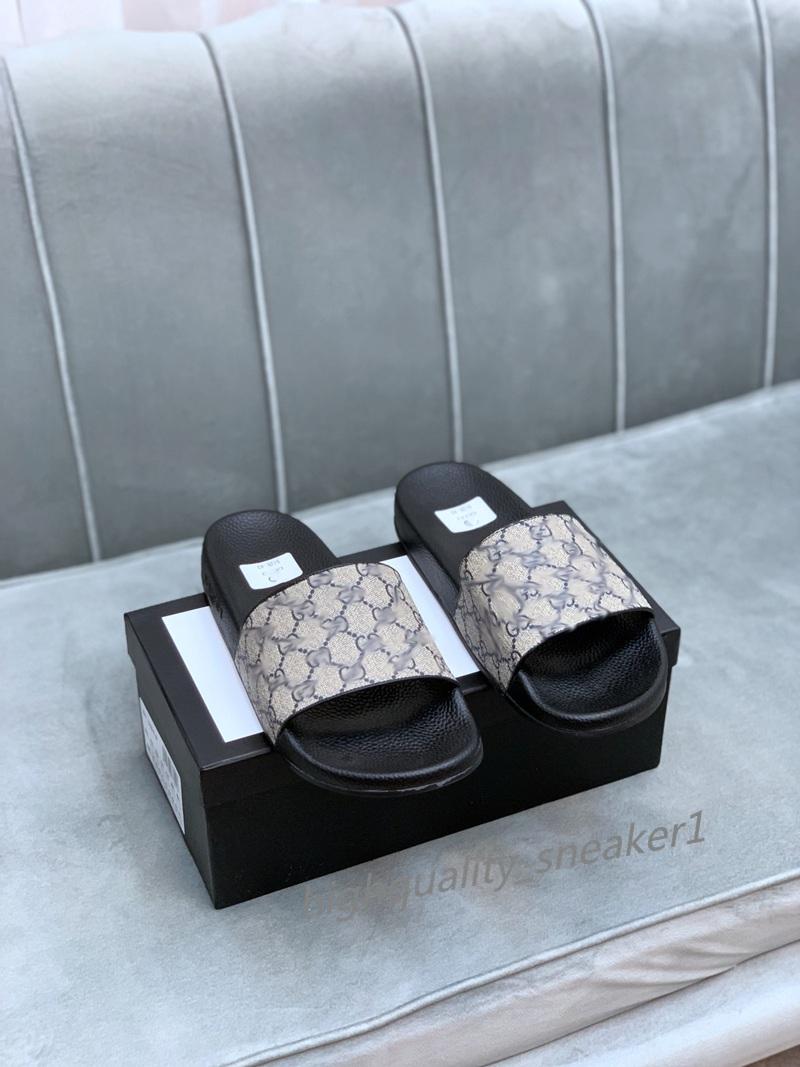 

Slipper 2021 fashion Men Women sandals Ladies Flip Flops Loafers Black White Red Green Slides Shoes flower