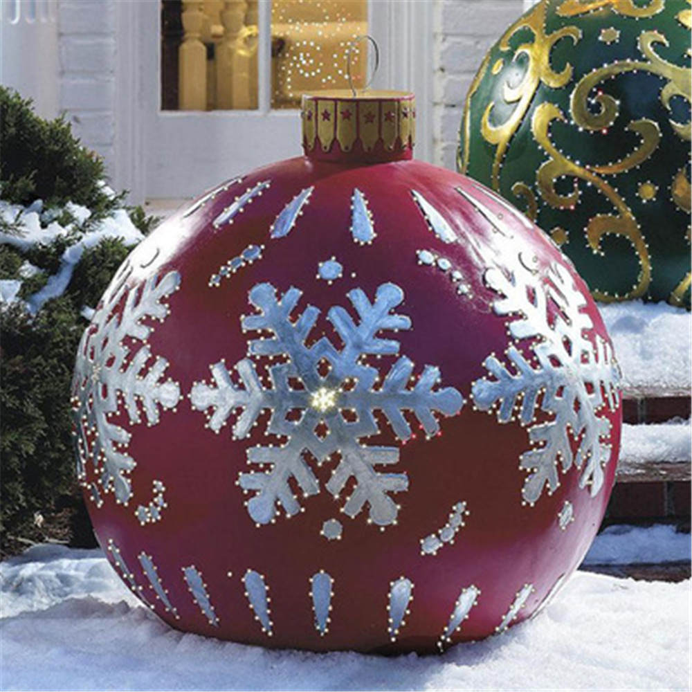 

60cm Christmas Balls Tree Decoration Gift no battery Xmas Hristmas for Home Outdoor PVC Inflatable Toys