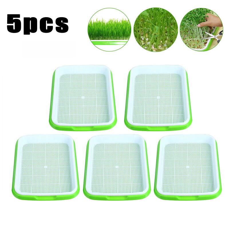 

Planters & Pots Plastic Grow Nursery Vegetable Pot Trays Seed Germination Tray Seedling Sprout Plate