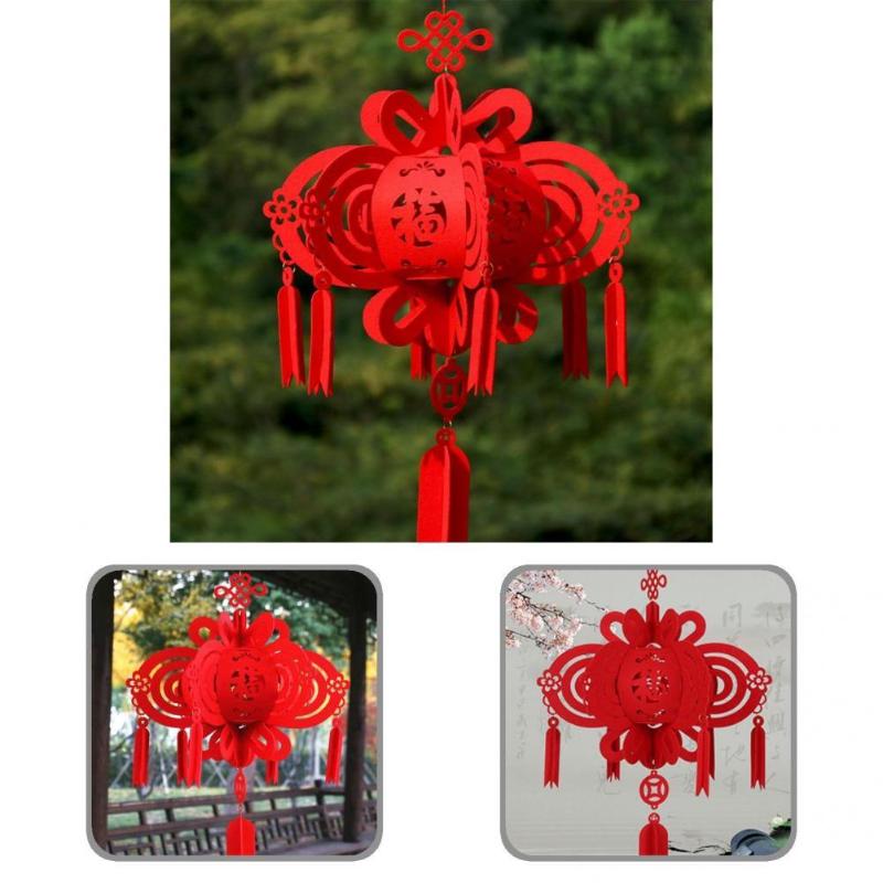 

Christmas Decorations Lantern Decoration Three-dimensional Chinese Year Pendant Safe