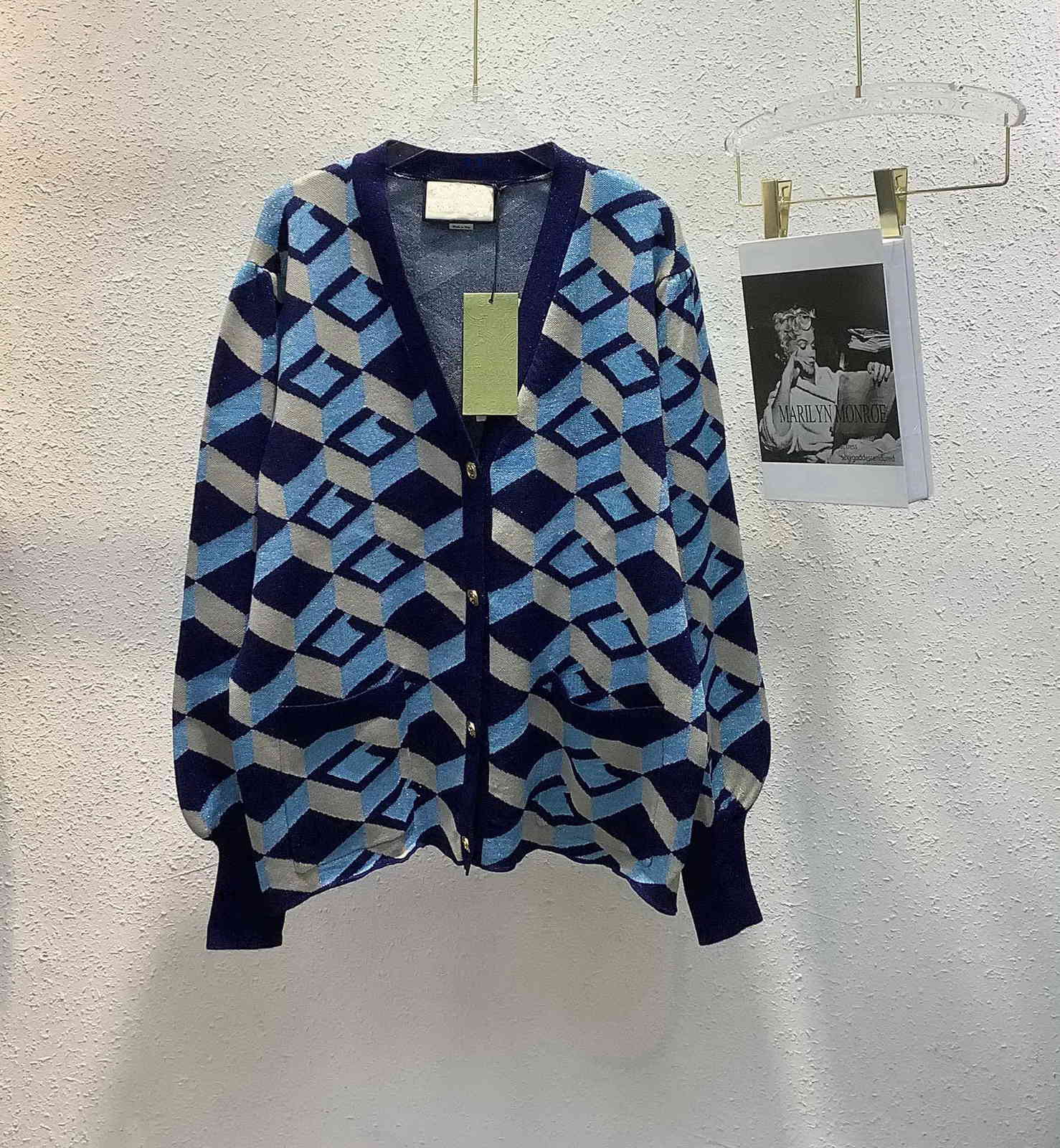 

Women's Sweaters WomenS Casual Knit Long Sleeve Cardigan Vest Summer Autumn Fashion Wear Classic Pattern Lady Tops Knitwear Ladies Sweater-0 BPT6, 1# shoe box