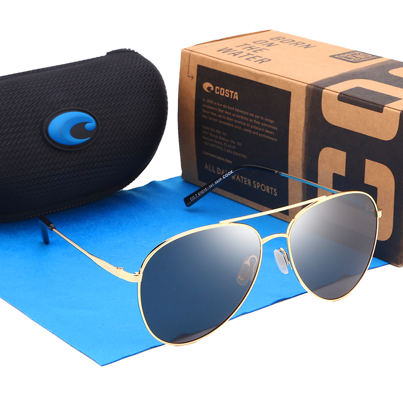 

580P Polarized Men Sunglasses Cook Brand Vintage Driving Costa Sun Glasses For Women Fishing Pilot Eyewear Accessories UV400