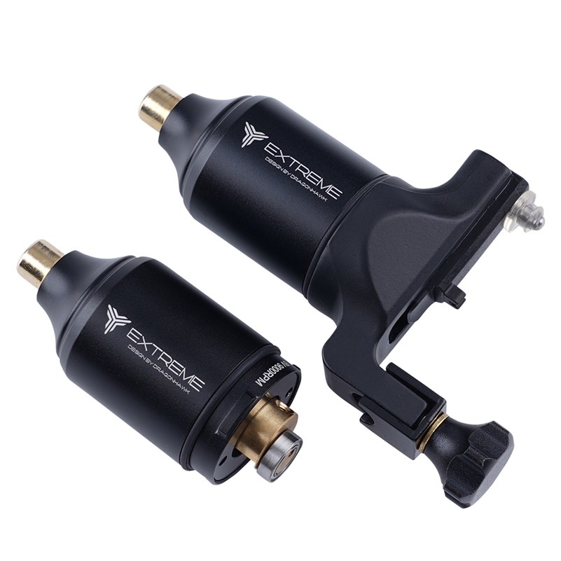 

Professional Direct Drive Dual Motor Rotary Tattoo Machine Extreme 9000rpm/11000rpm Adjustable Stroke RCA Cord Guns 220115