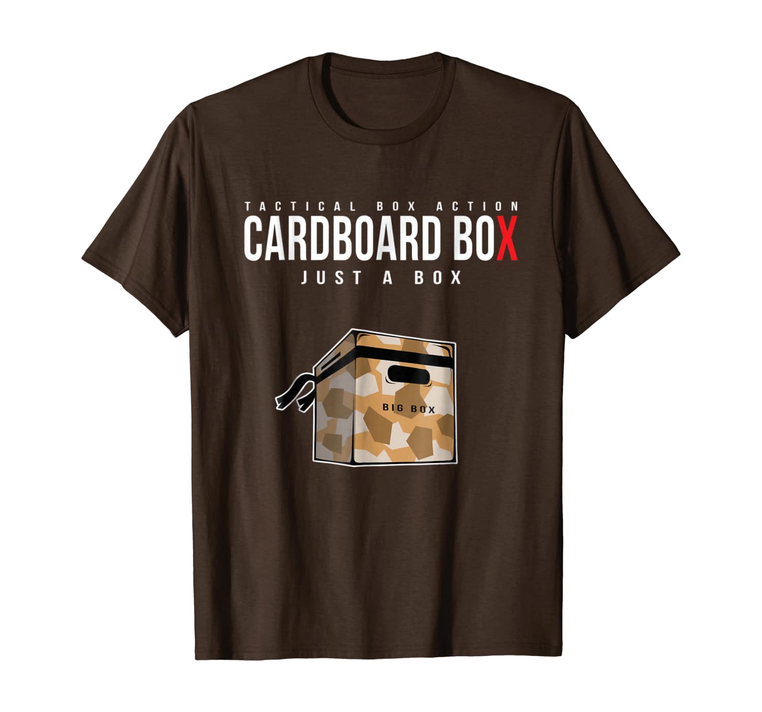 Cardboard Box T-Shirt Gear and Apparel for Video Games-image-711809495