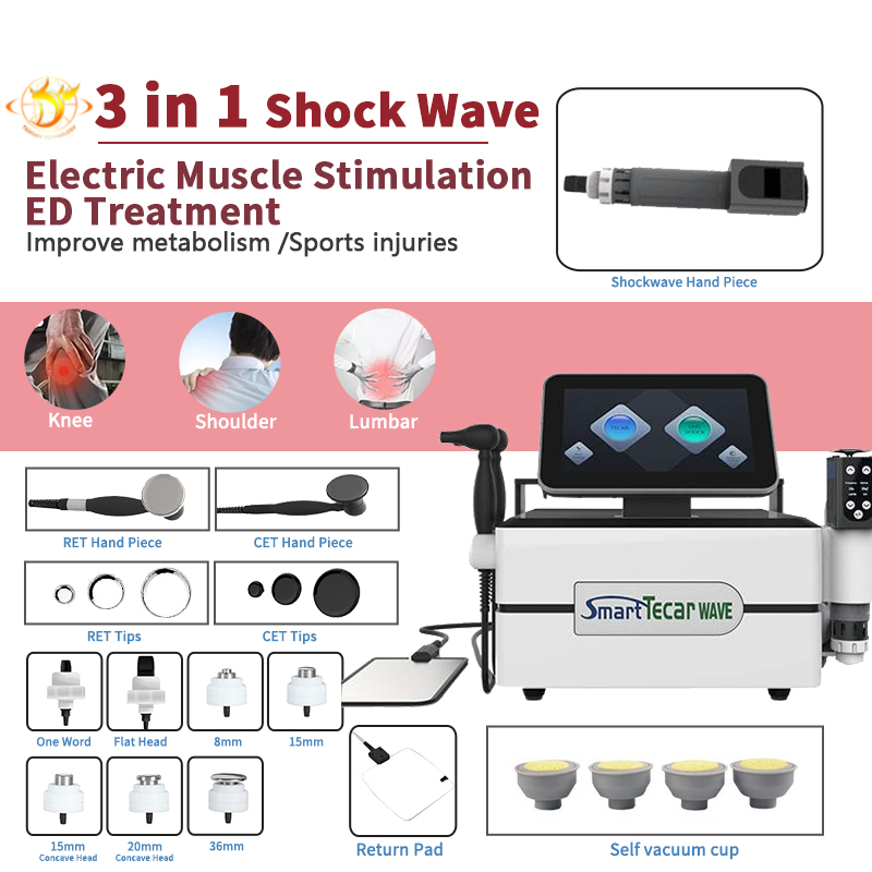 

Other Beauty Equipment Shock Wave for Body Pain Relief Sports Rehabilitation Tecar Diathermy Physiotherapy Machine