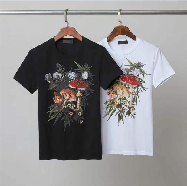 

fashion tshirts Designers Men t shirt black Mens white tees Short Sleeve women's casual Hip Hop Streetwear t-shirt ST2108 EWVP, White;black