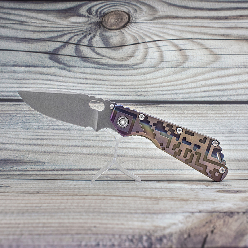 

EVIL EYES custom folding knife MSC SMF #47 performance series titanium handle high hardness m390 knives pocket EDC strong outdoor equipment