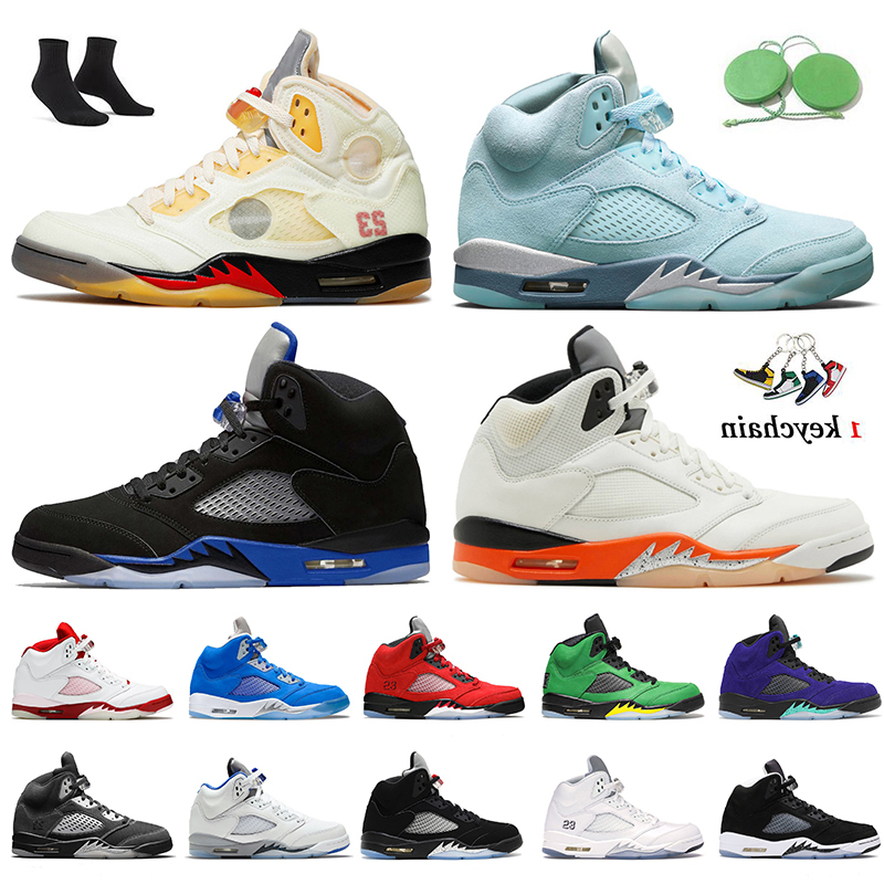 

Shoes 2022 Top Quality Jumpman 5 Mens Basketball Bluebird Shattered Backboard 5s Sail White Off Racer Blue Raging Bull Alternate Grape Oreo, Bubble wrap packaging