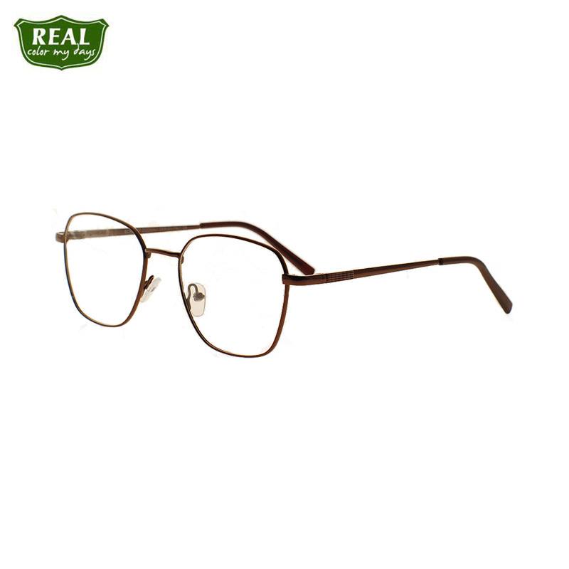 

Fashion Sunglasses Frames Simple Design Handmade Metal Frame Square Women Men Optical Myopia Prescription Lens Spectacle