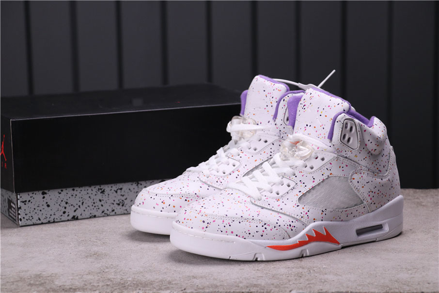

Top Jumpman 5 GS Easter Basketball Shoes Collaboration Sport Zapatos Sneakers Ship