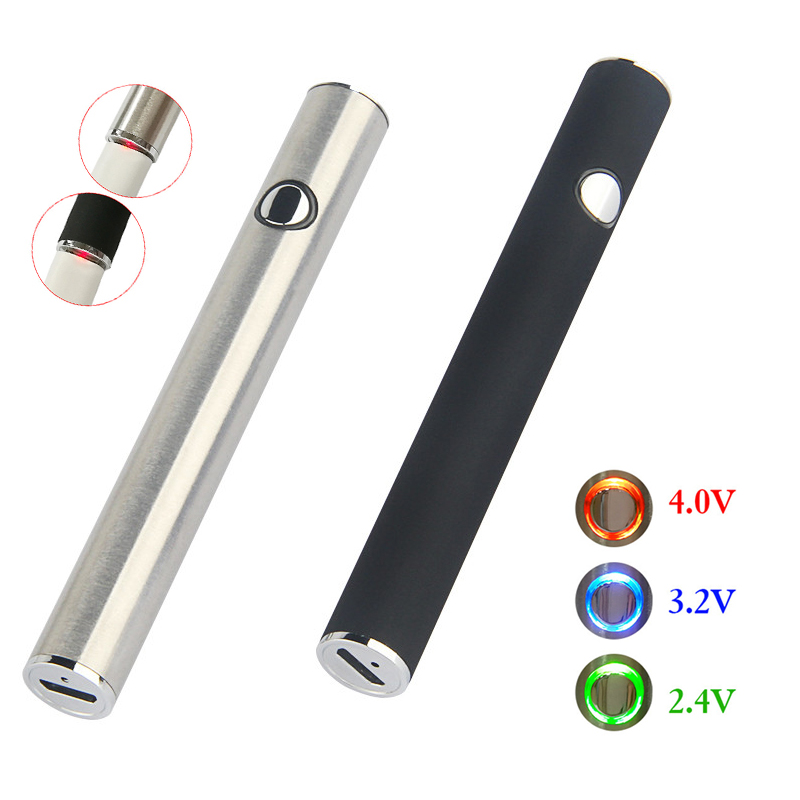 

MAX Preheat Vape Pen Battery 380mAh Variable Voltage Bottom Charge 510 Thread for Vaporizer Tank V9 Thick Oil Cartridge