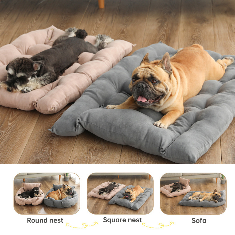 

Bed Donut Anti-Stress Bed for Dogs er Soft Sofa Cat Basket Bed Cats Houses for Sma Dogs For Sma Medium arge Dog, As shown