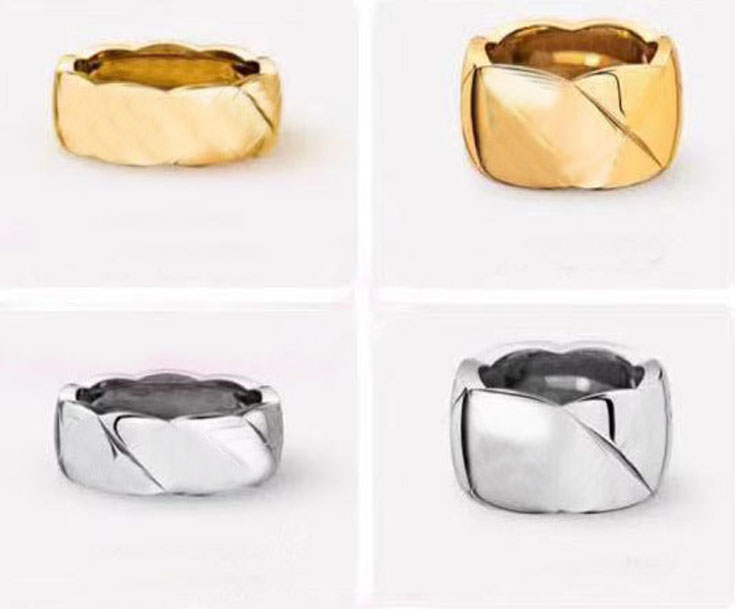 

Fashion lattice rings for Womens Party Wedding Lovers gift engagement Jewelry for Couples, Silver