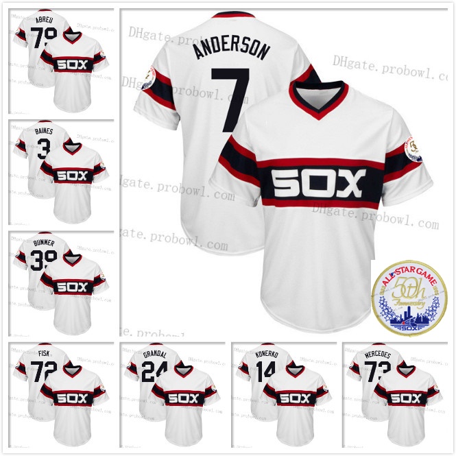 

Custom Tim Anderson White Sox 1983 NK Chicago Jersey 2021 City Connect Southside Jose Abreu Carlos Rodon Nick Madrigal Jimenez Yoan Moncada, Blue;black