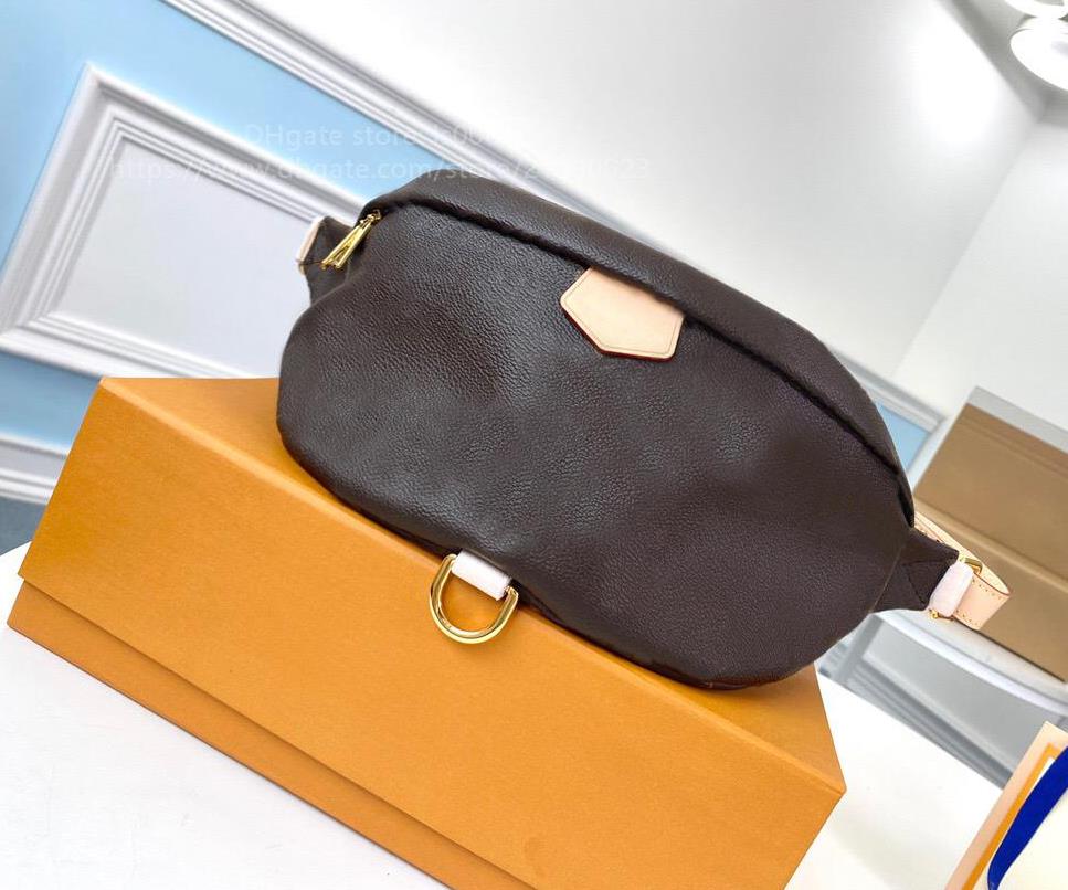 

Designer Waist Bags Men Women Leather Sport Runner Fanny Pack Belly wallet Bum Bag, Black plaid