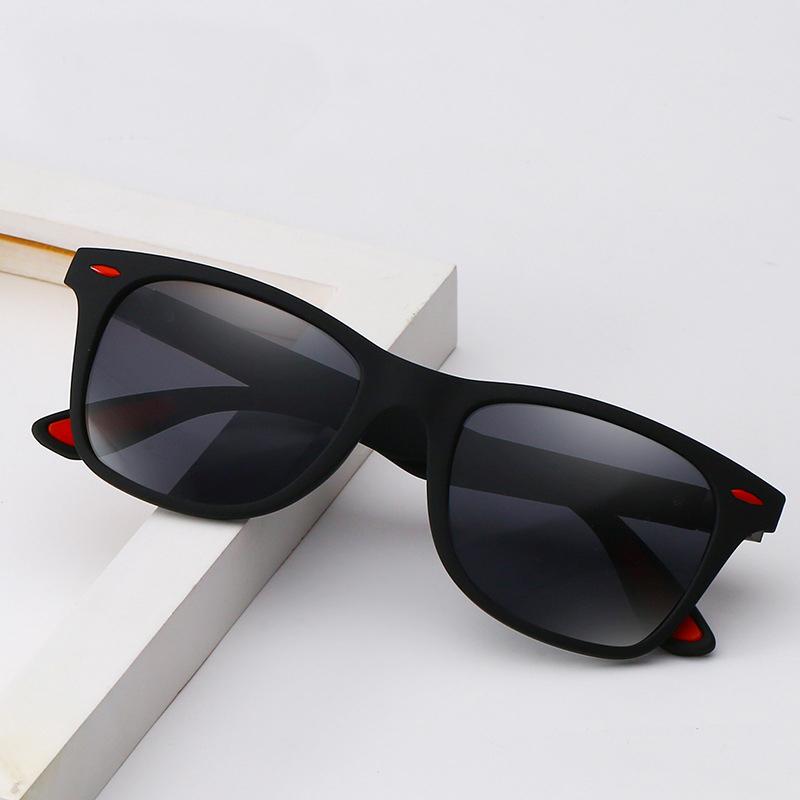 

Sunglasses Fashion Polarized Men Women Driving Coating Points Black Frame Eyewear Male Sun Glasses UV400