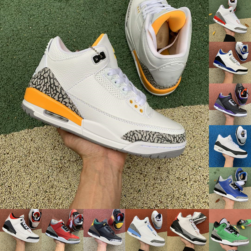 

2021 Top Quality Basketball union Shoes 3 Jumpman mens 3s Designer Fearless Game UNC Sports gold black Red Cement Court Trainers Sneakers, White;red