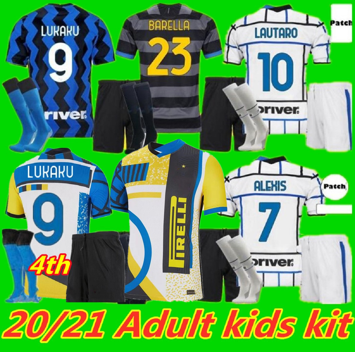 

Adult kids kit INTER BARELLA 4th soccer jersey LUKAKU VIDAL LAUTARO ERIKSEN ALEXIS 20 21 DE VRIJ football shirt 2021 2022 HAKIMI uniforms, Brown