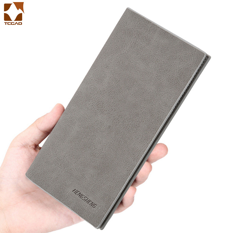 

Men Wallets Thin Slender Wallets Leather Men's Long Men's Clutch Men's Portfolios Coin Hand Purse Pocket Cartera Hombre Billetera Hombre, Make up the difference