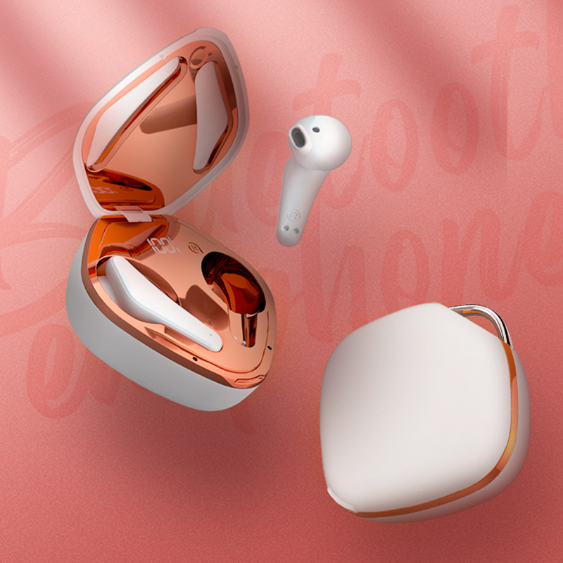 

T5 headset Bluetooth 5.0 Type-C mini sports TWS is suitable for Apple, Huawei and Android phones 2 colors, White