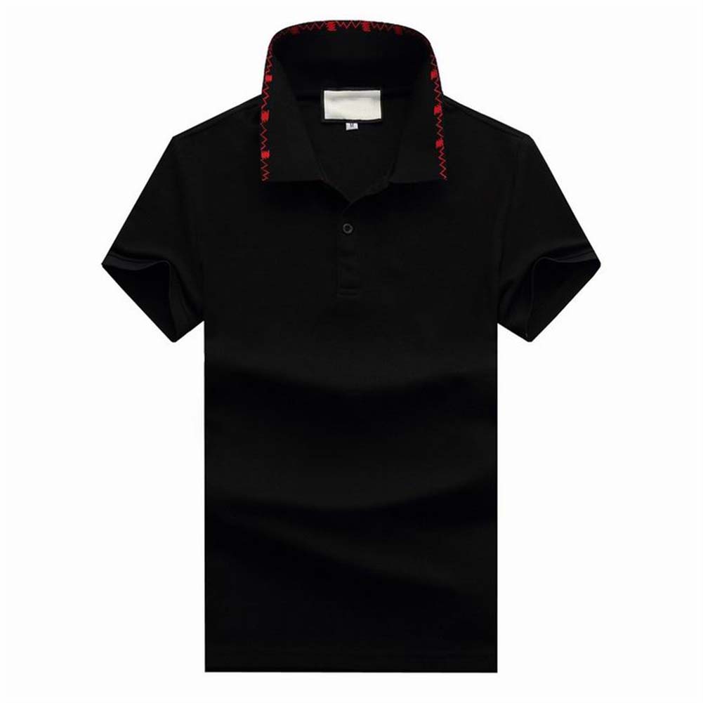 

21SS Polo shirts mens t-shirts fashion clothing Embroidery fawn Business short sleeve calssic hoodie tshirt Skateboard Casual shirt M-3XL, White;black
