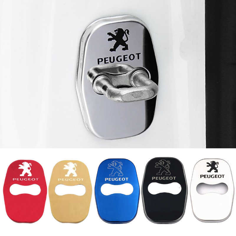 

Car Door Lock Cover for Peugeot 3008 508 308 408 2008 4008 5008 301 308S 508L 207CC 308CC Emblem Sticker Protection Accessories, Other