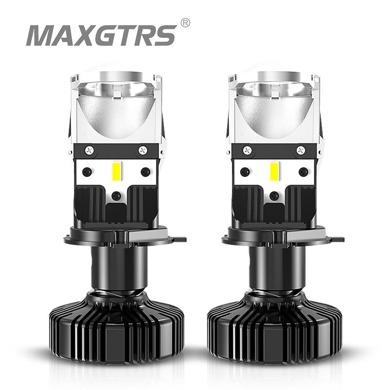 

Car Headlights 2X H4 9003 Hi/Lo Beam LED Mini Projector Lens Headlight Bulbs Canbus Automobile Lamp RHD LHD 12000LM Focused Motorcycle Light
