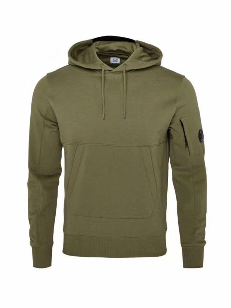 

CP hoodies lens logo casual outdoor sweatshirts fashion brand pullover jogging hooded men tracksuit black grey size M-XXL with original tag, Army green