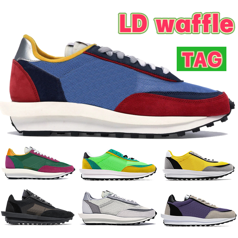 

Xsacai LD waffle Running shoes blue green multi Summit White nylon triple black yellow red purple men women sneakers mens trainers, Bubble wrap packaging
