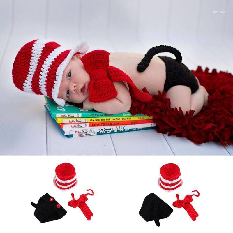 

Unisex Crochet Born Magician Costume For Baby Knitted Pography Coming Home Outfit Po Props Pictures1, Picture color