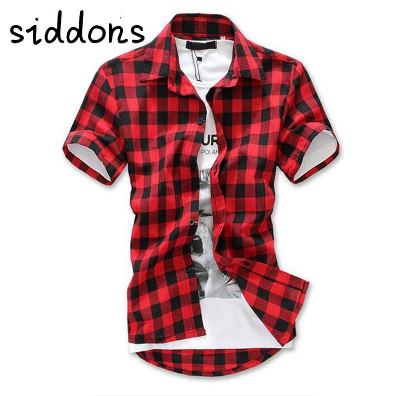 Red Black Checked Shirt Men Australia 