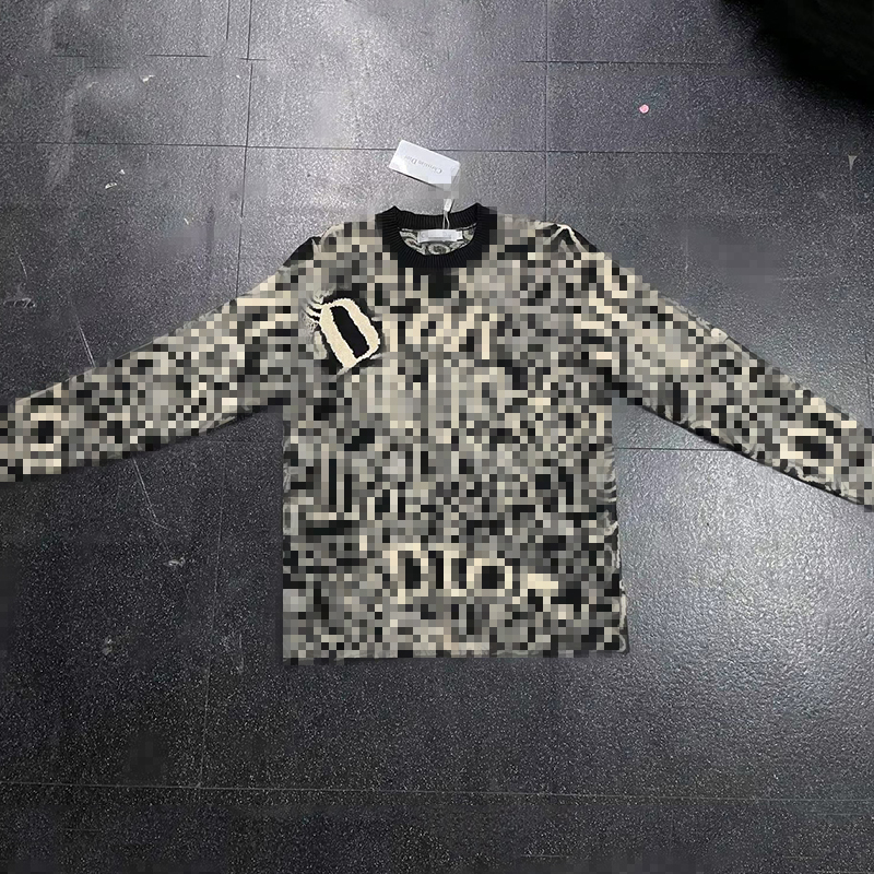 

Mens Womens Designers Sweaters Letters Pullover Men Long Sleeve Active Sweatshirt Knitwear Winter Clothes jumpers, White;black