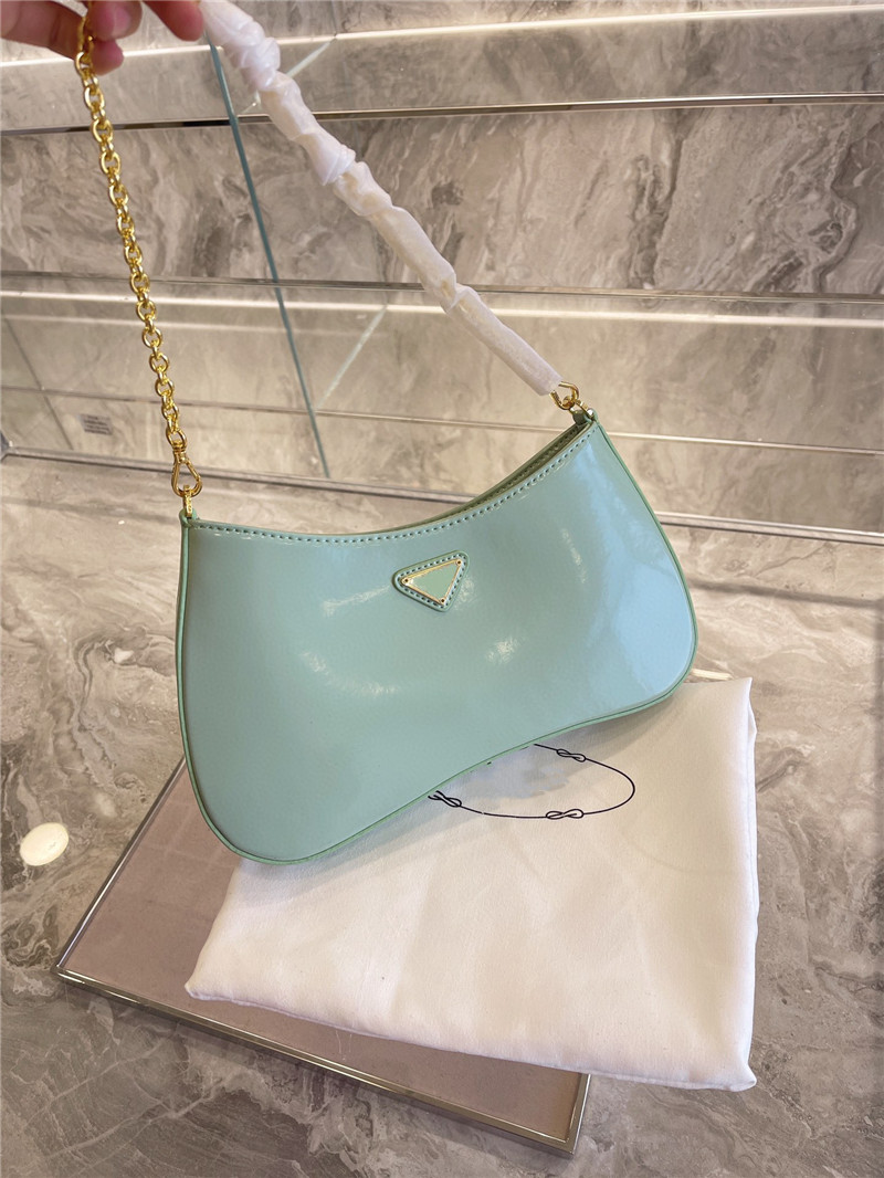 

Women Designer Metal Letter Bag Golden Chain Handbags Lady Shoulder Bags Glitter Axillary Crossbody Metallic Luxury Tote