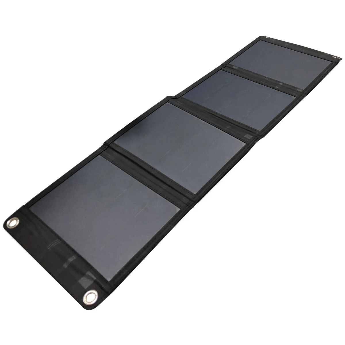 18W Sunpower Solar Panel 4 Folding Power Charger USB Camping Travel For Phone-image-688477595