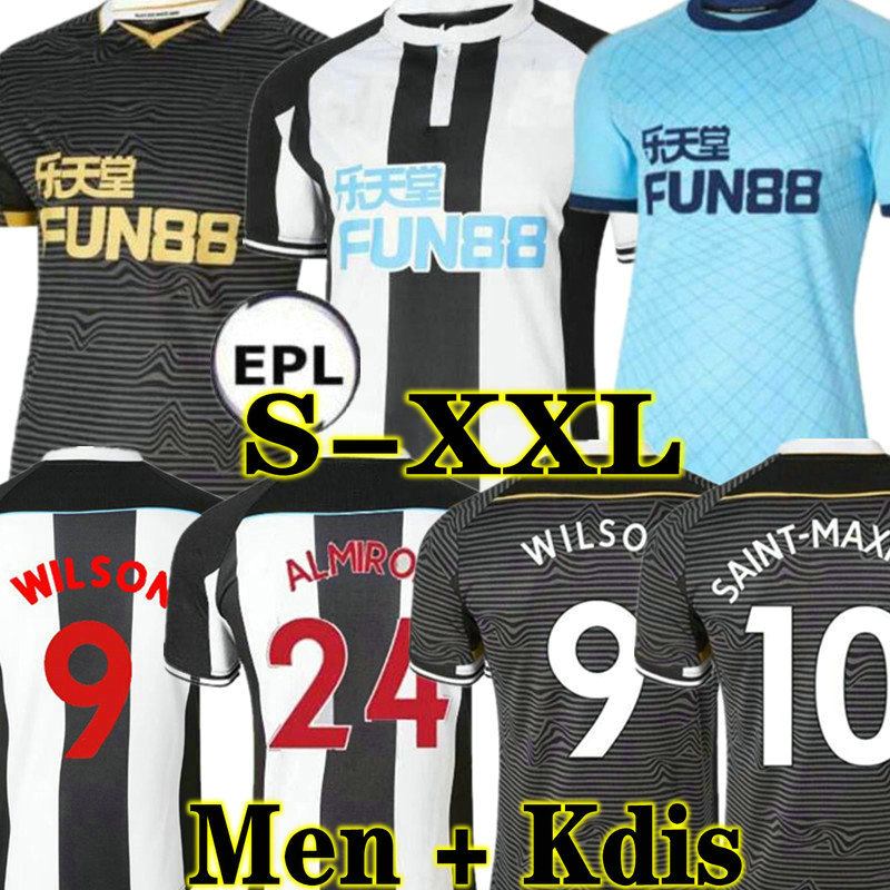 

TARGETT BRUNO G WOOD soccer jerseys 21 22 Newcastl e Retro WILSON Trippier Magpies SAINT-MAXIMIN ALMIRON BATTY Dan Burn SHEARER UNITED classic football shirt 2022, 21 22 home