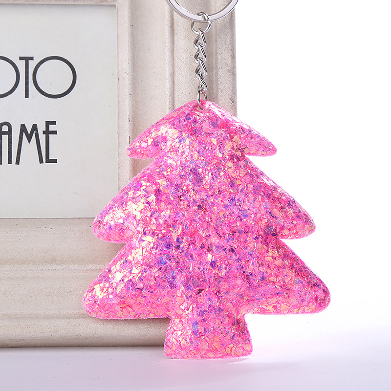 

Sequin Heart Pendant Decorations Tree Keychain Tree Hanging Ornaments Gift Party Home Decoration