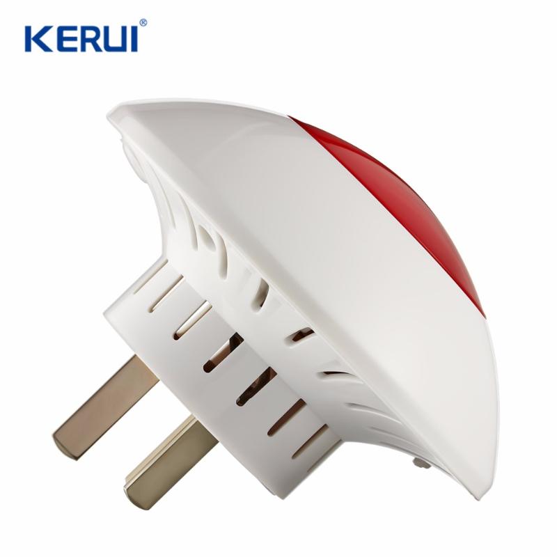 

Alarm Systems KERUI J009 Indoor Siren 100m Sound Light Volume Wireless Strobe For G18 G19 W1 W2 GSM WIFI PSTN Home System