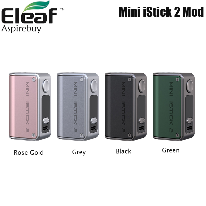 

Eleaf Mini iStick 2 Mod 25W Output Built-in 1050mAh Battery OLED Screen 2A Fast Charging Support VW /VV Mode Vape E-cigarette Authentic