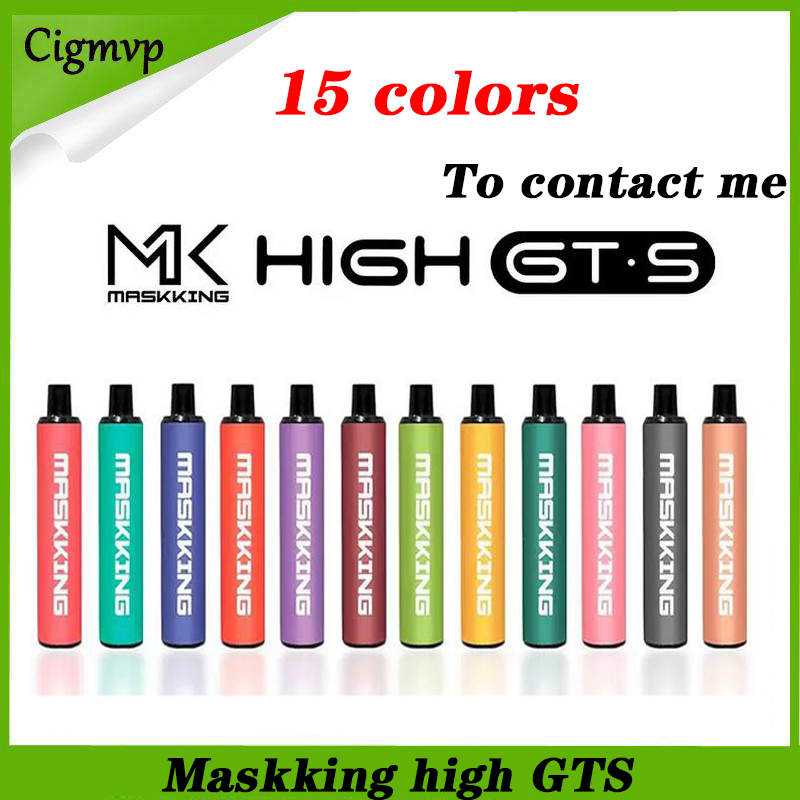 

Maskking high GTS Disposable vape 1500mAh Cigarette Device 2500puffs 8.5ml empty Cartridges Pre-filled Vapor System free postage