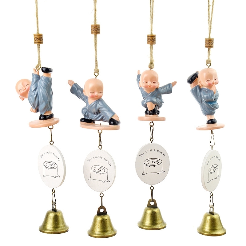 

Shaolin Kung Fu little monk Fengling scenic spot personalized crafts home door and window decorative pendant