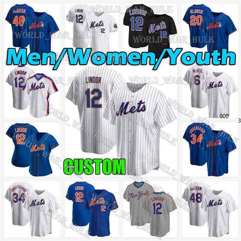 

Mens Women Youth Kids Mets 12 Francisco Lindor York Pete Alonso 2021 New Jacob deGrom 6 Jeff McNeil 30 Michael Conforto 17 Keith Hernandez, Men custom new flex base(dadouhui)