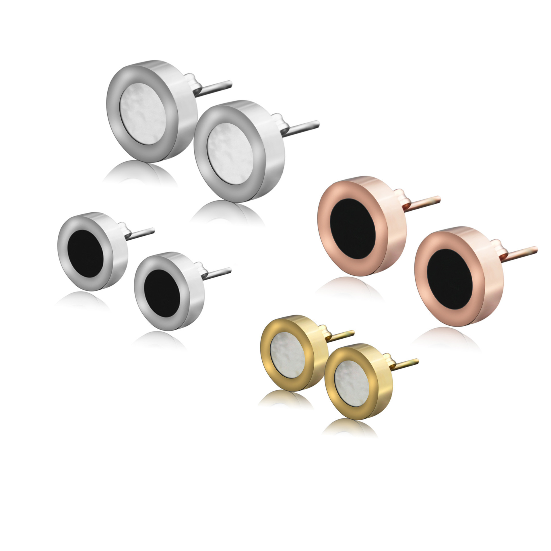 

2021 Luxury Designer Brand Stud Extravagant Design Women Never Fade Hot Selling Cute 3 Colors Gold Studs Stainless Steel Fashion Earrings Christmas Gift