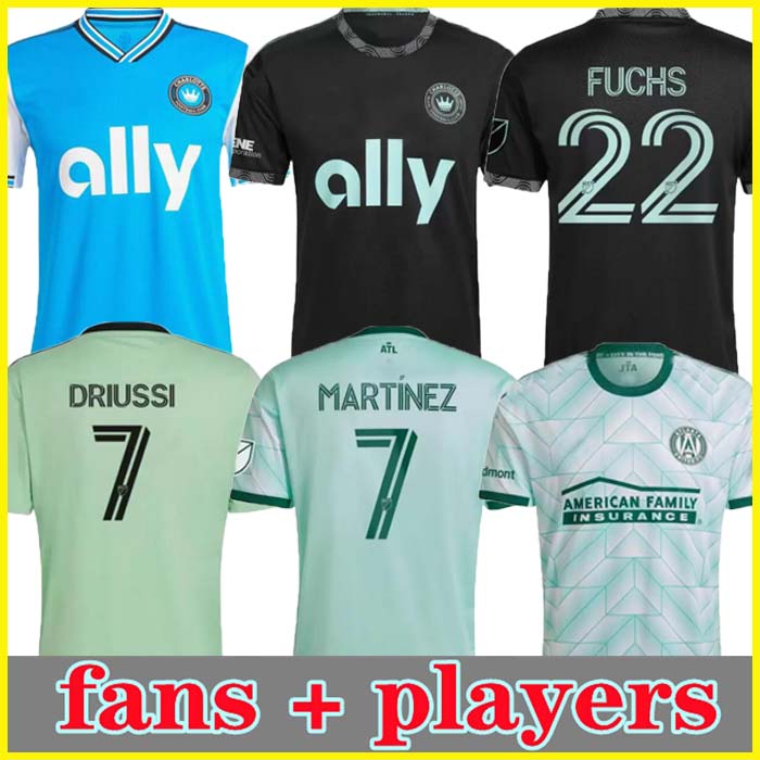 

Newly Minted 2022 Charlotte FC Soccer Jersey Atlanta United MLS 22 23 Ruiz Football Shirt Uniform ARMOUR Austin FC BRONICO CORUJO FUCHS McGREE FANS PLAYER VERSION, Player 22 23 away